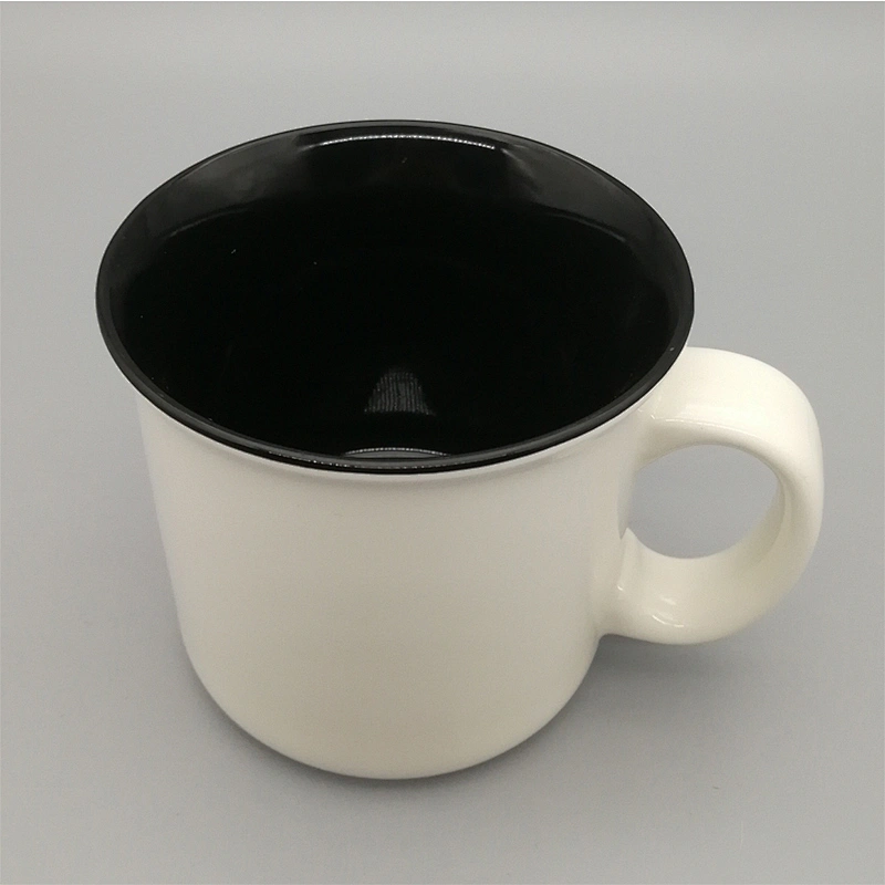 Imitation enamel color glazed mug