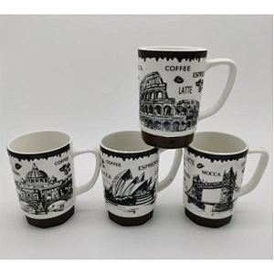 New bone china mug with decal