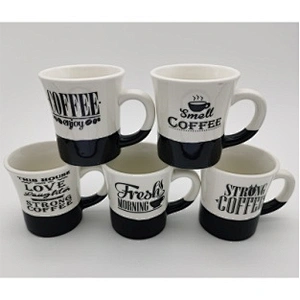 New bone china mug with decal