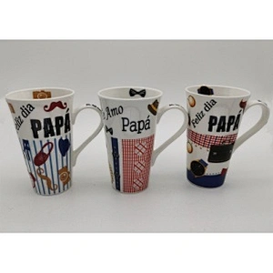 New bone china mug with decal