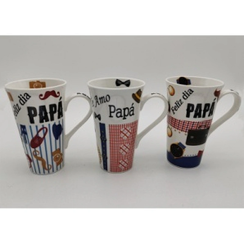 New bone china mug with decal