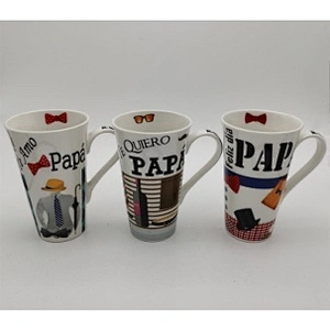 New bone china mug with decal