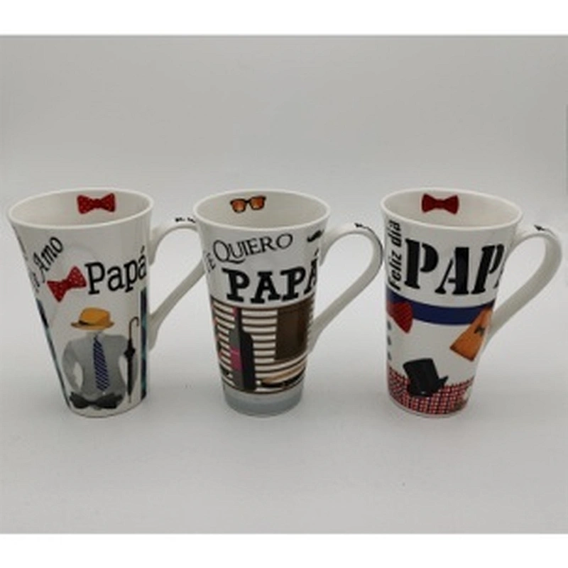 New bone china mug with decal