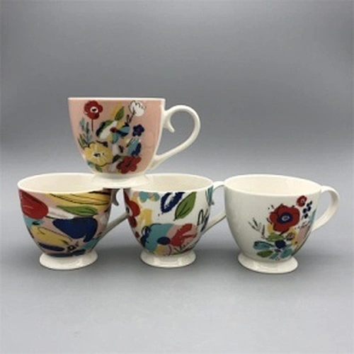 New bone china mug with deal