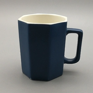 Color glazed mug