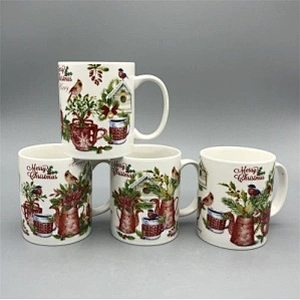 New bone china mug with deal
