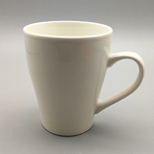 Color glazed mug with decals