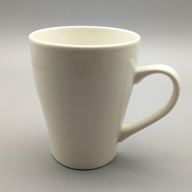 Color glazed mug with decals