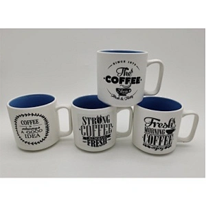 New bone china mug with decal