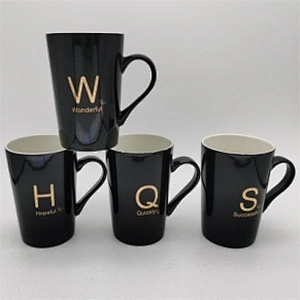 New bone china mug with decal