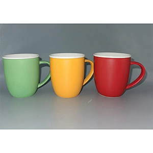 Color glazed mug