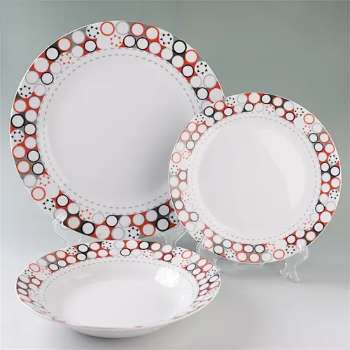18pcs round shape dinner set