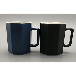 Color glazed mug