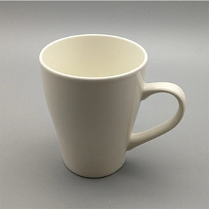 Color glazed mug with decals