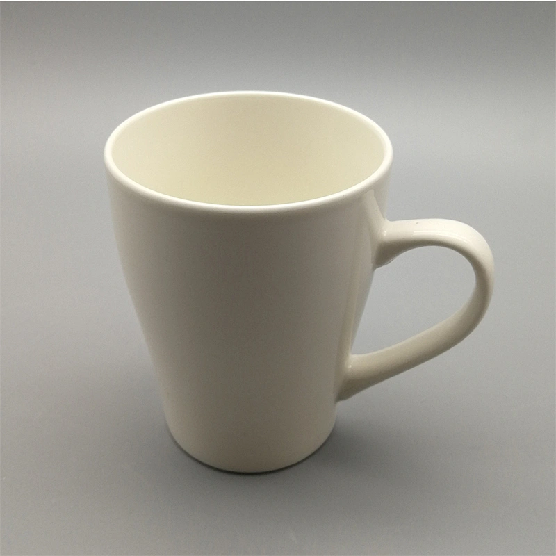 Color glazed mug with decals