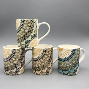 New bone china mug with deal