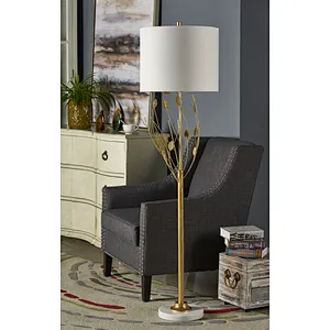 Gold Metal Floor Lamp