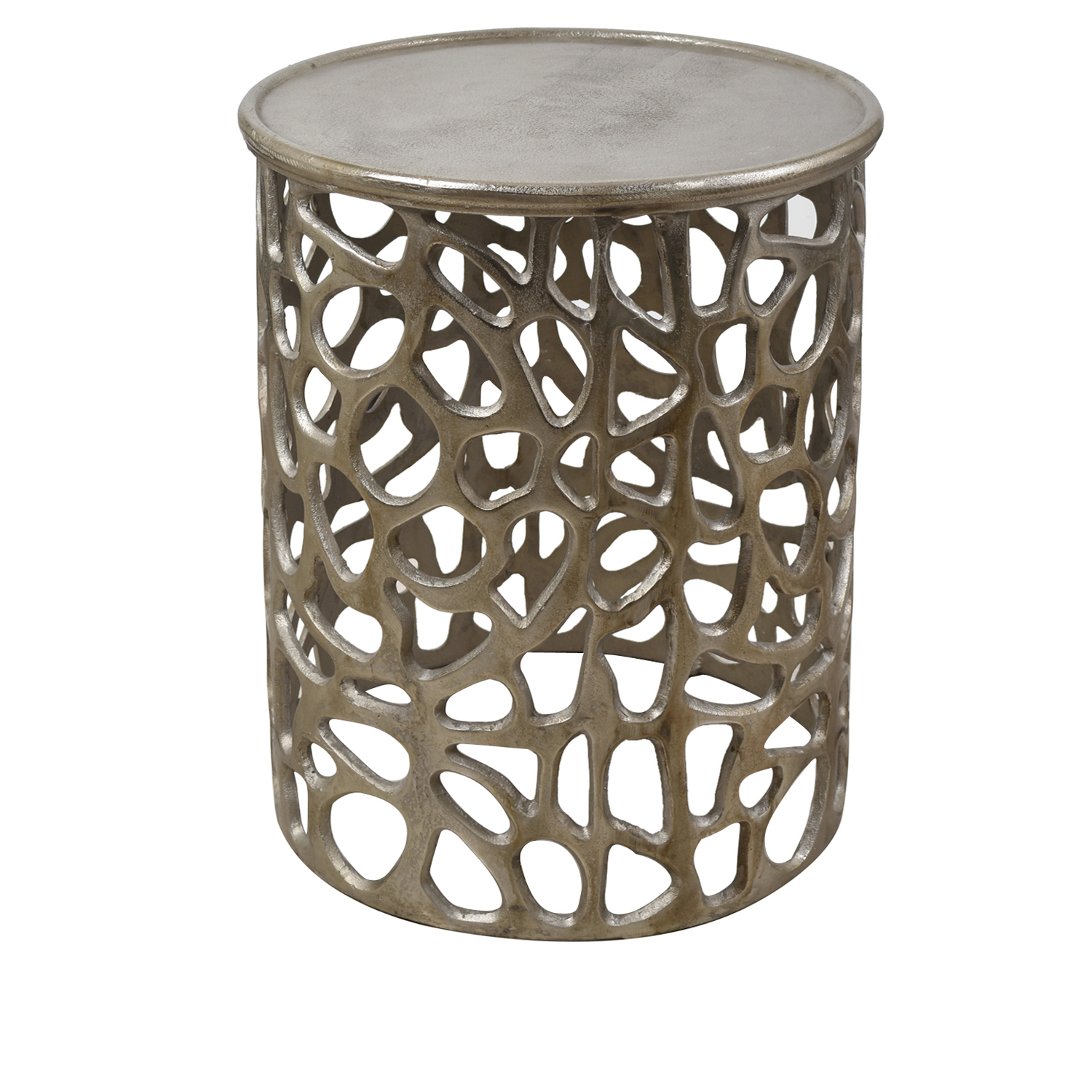 Rusted Nickel Side Table