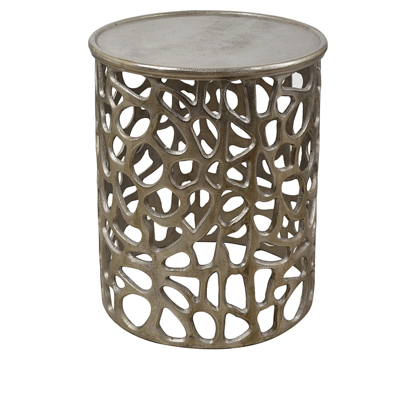 Rusted Nickel Side Table