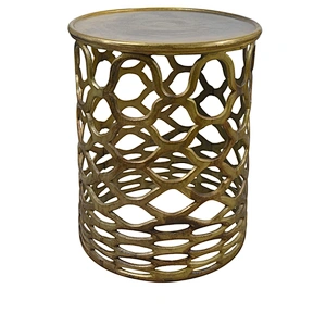 Gold Side Table