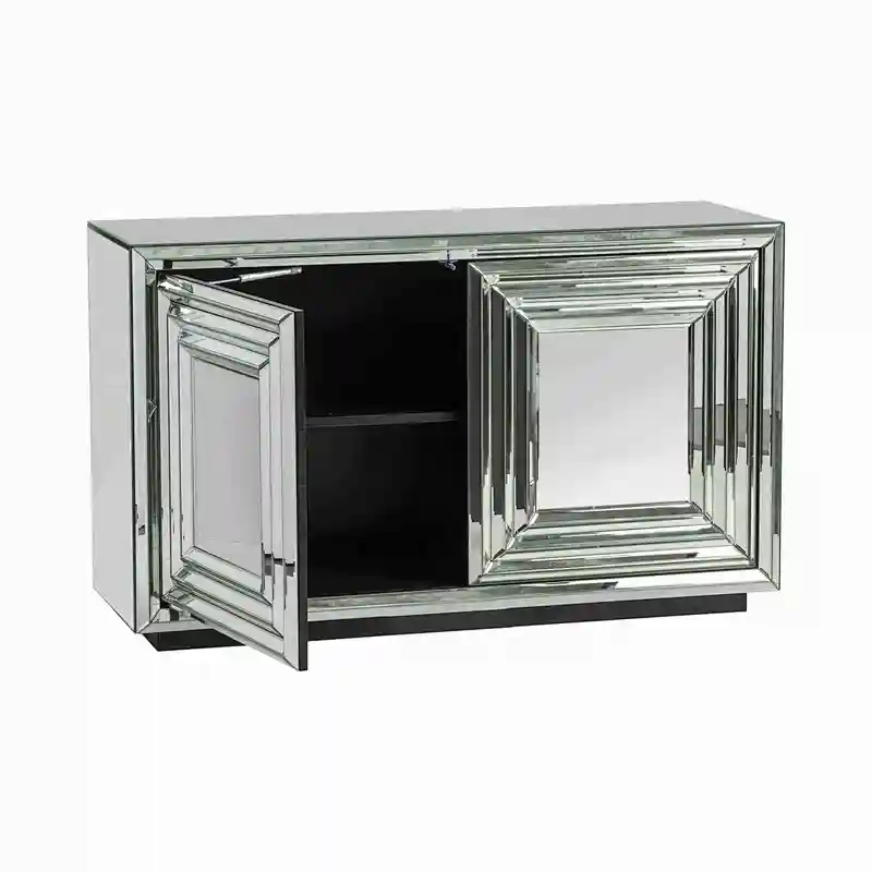 Millenium 2 Door Mirrored Cabinet