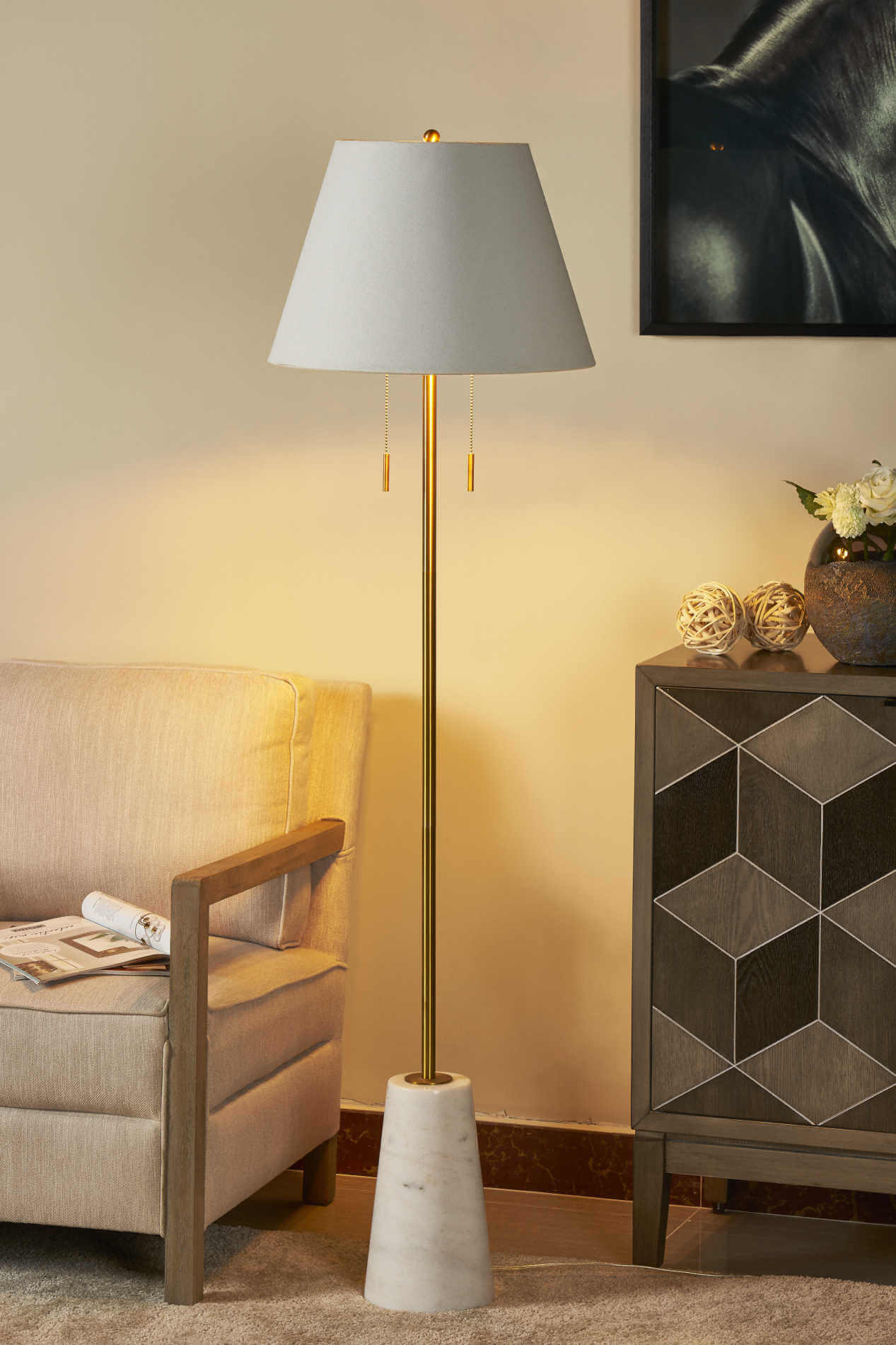 Jax Pyramid Floor Lamp