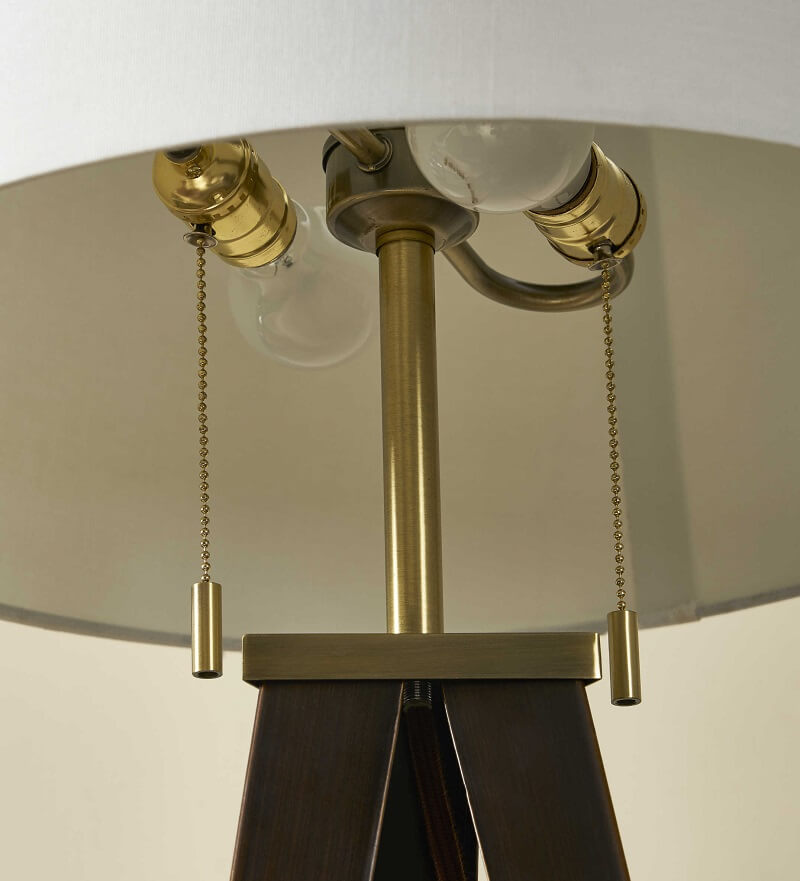 metal floor lamp