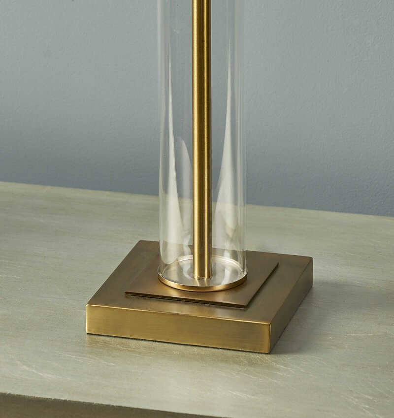 glass table lamp