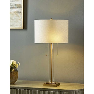 Enlight Pull Chain Glass Table Lamp