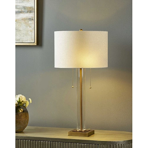 Enlight Pull Chain Glass Table Lamp