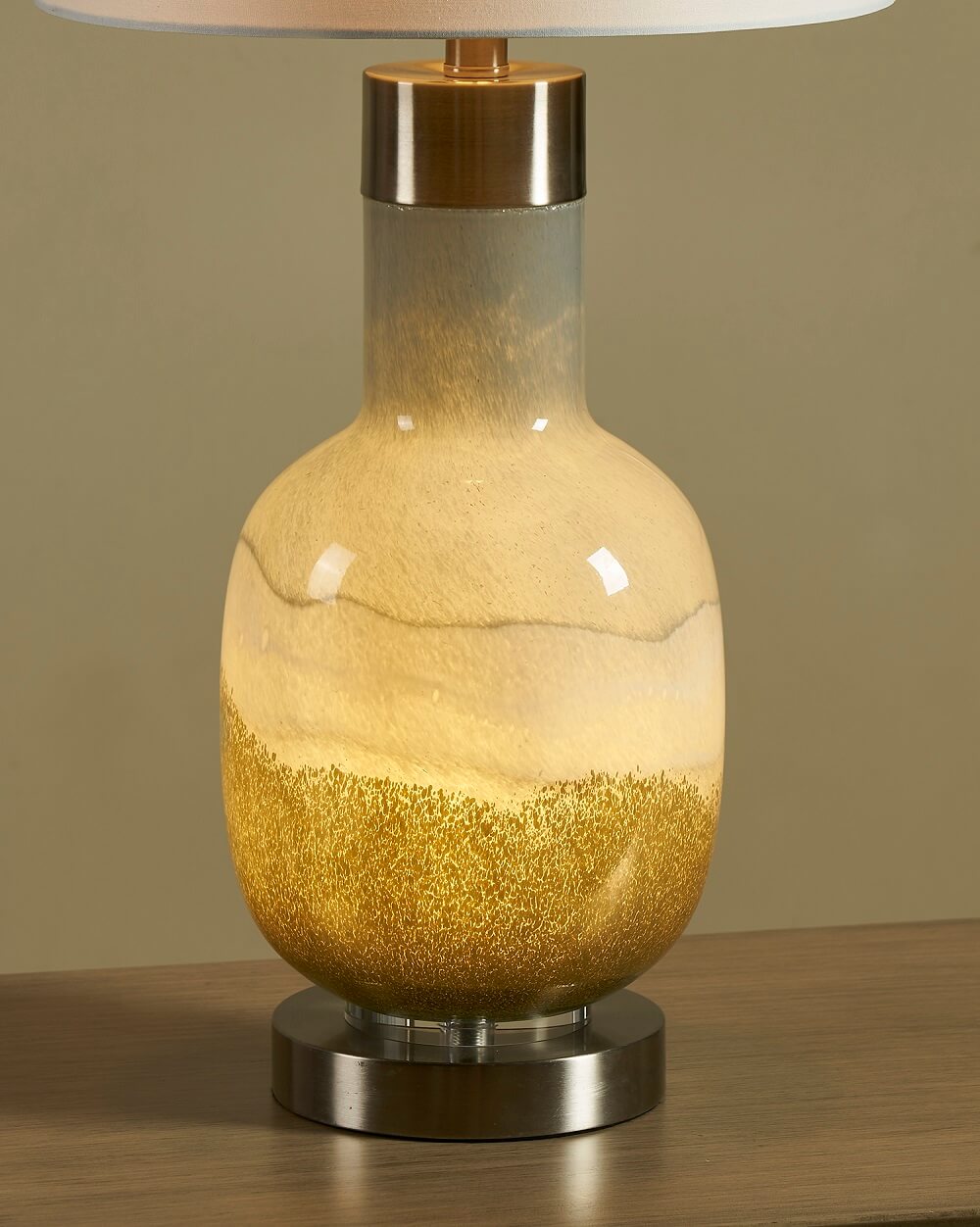glass table lamp