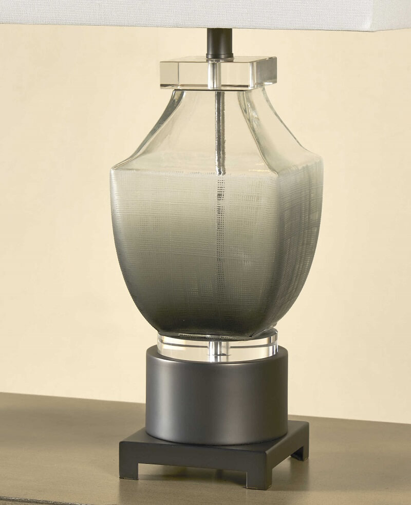 glass table lamp
