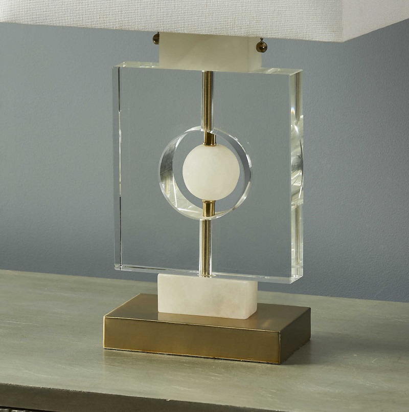 crystal table lamp