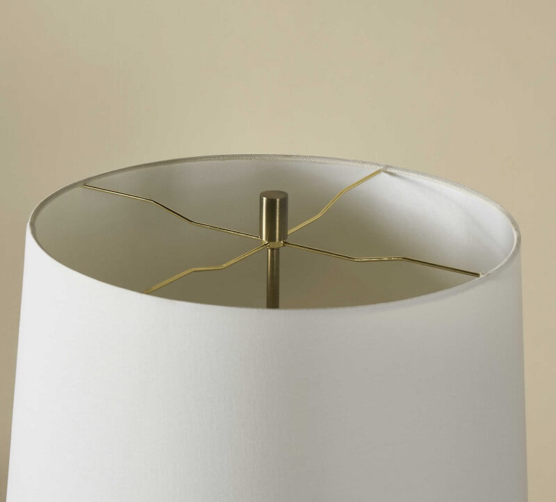 metal floor lamp