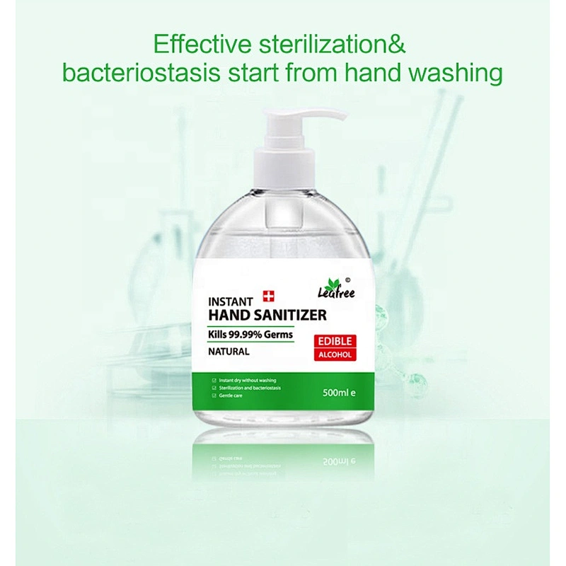 500ml Portable Waterless Antiseptic Liquid Hand Sanitizer For Hand Wash