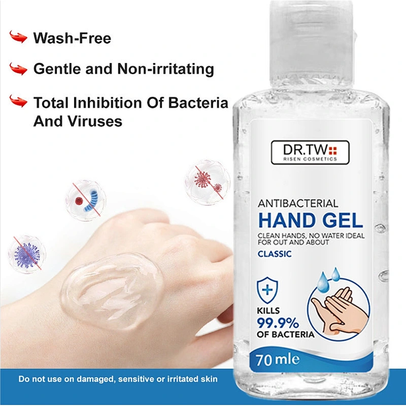 60ml Travel Portable Containing 99.9% Antibacterial Gel Sterilization Alcohol Hand Sanitizer Gel for Kids Anti-Bacteri