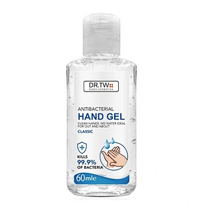 60ml Travel Portable Containing 99.9% Antibacterial Gel Sterilization Alcohol Hand Sanitizer Gel for Kids Anti-Bacteri
