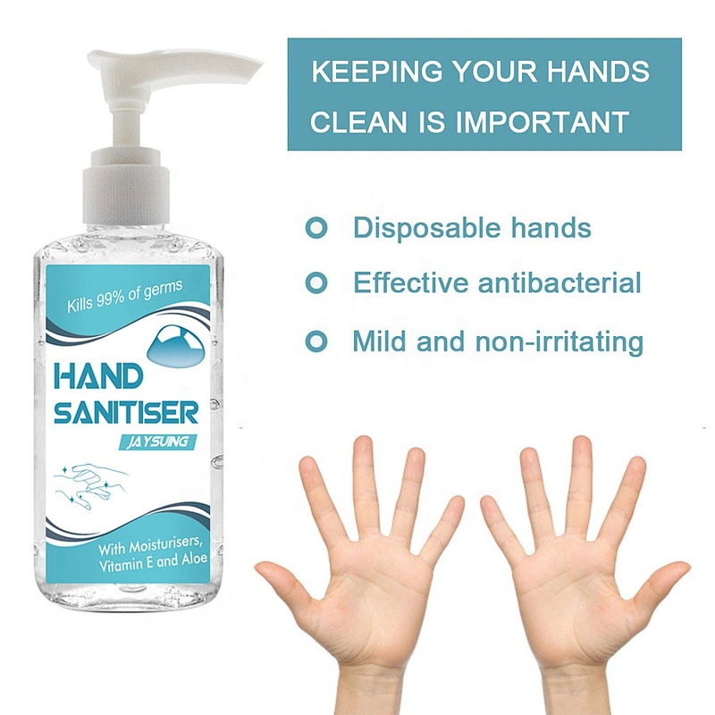 75Ml Instant Moisturizing 99.99% Antibacterial Manufacturers Gel Type Hand Sanitizer