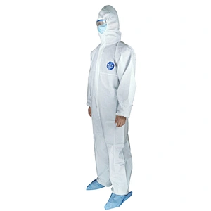 Hot sale clean room cloth Disposable protective coverall protection suit Waterproof Safety Clothes
