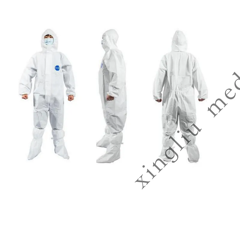 Hot sale clean room cloth Disposable protective coverall protection suit Waterproof Safety Clothes