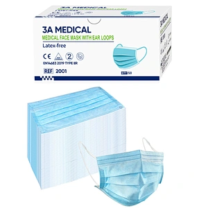 EN14683 Type IIR Disposable 3ply Surgical Face Mask