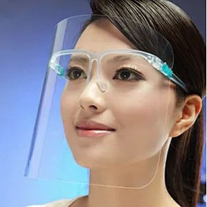 Face Shield with Glass Frame