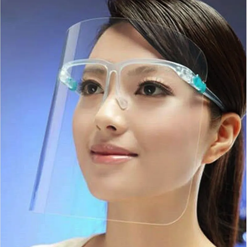 Face Shield with Glass Frame