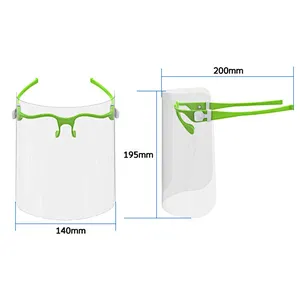 Face Shield with Glass Frame