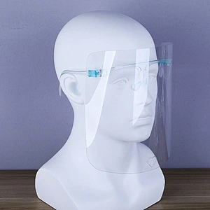 Face Shield with Glass Frame