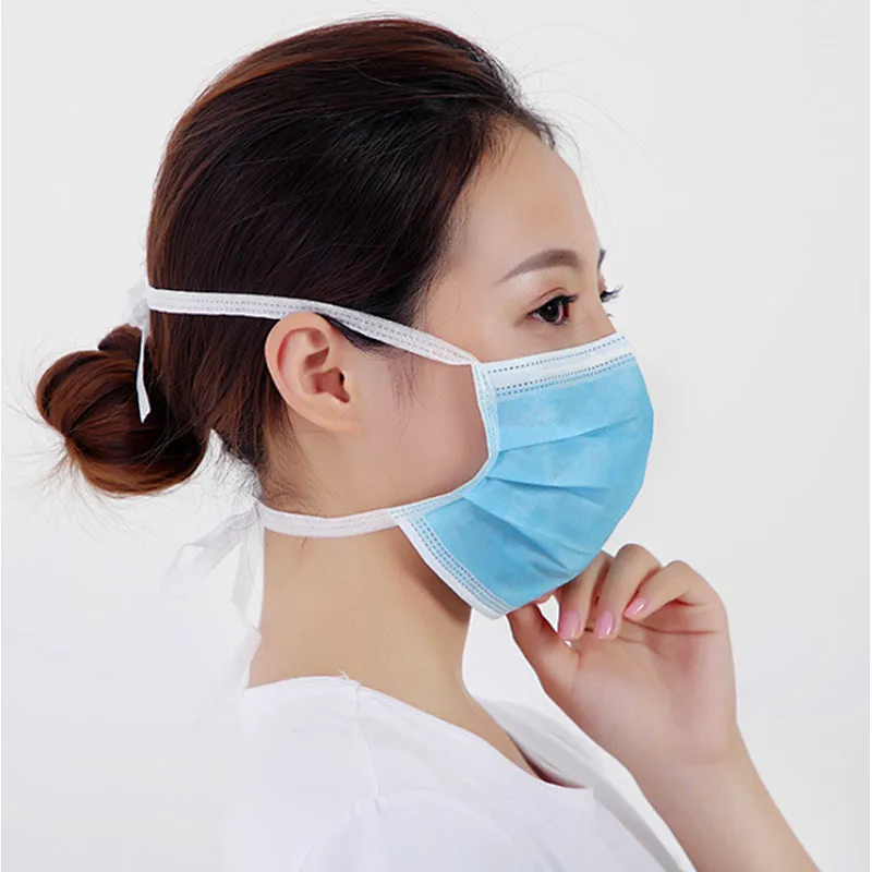 EN14683 Type IIR Disposable Surgical Mask Head Tie