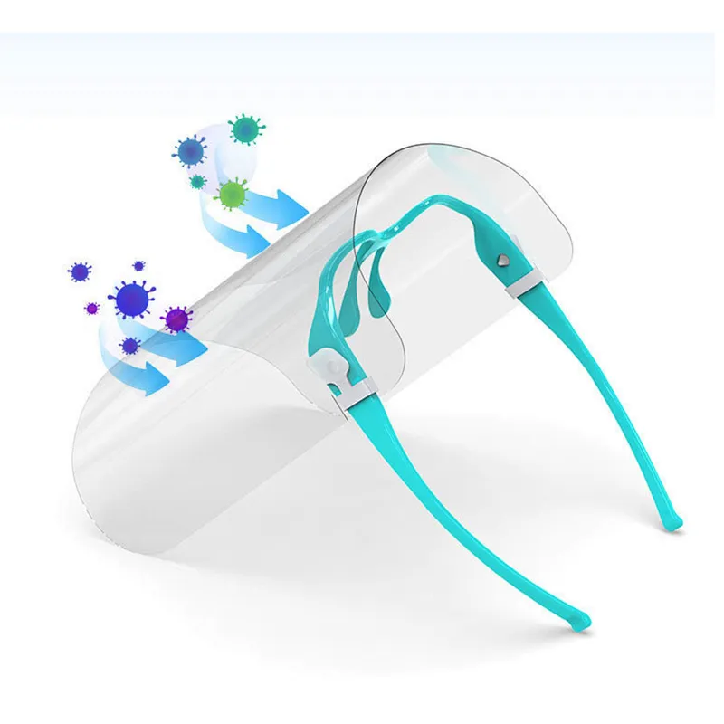 Face Shield with Glass Frame