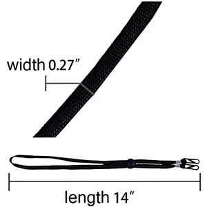 Adjustable Length Face Mask Lanyard