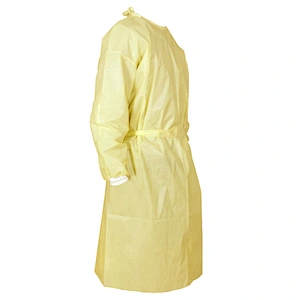 Disposable Yellow Non Sterile Isolation Gown