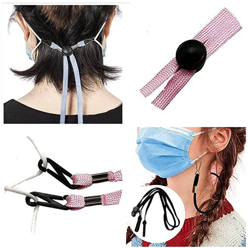 Adjustable Length Face Mask Lanyard